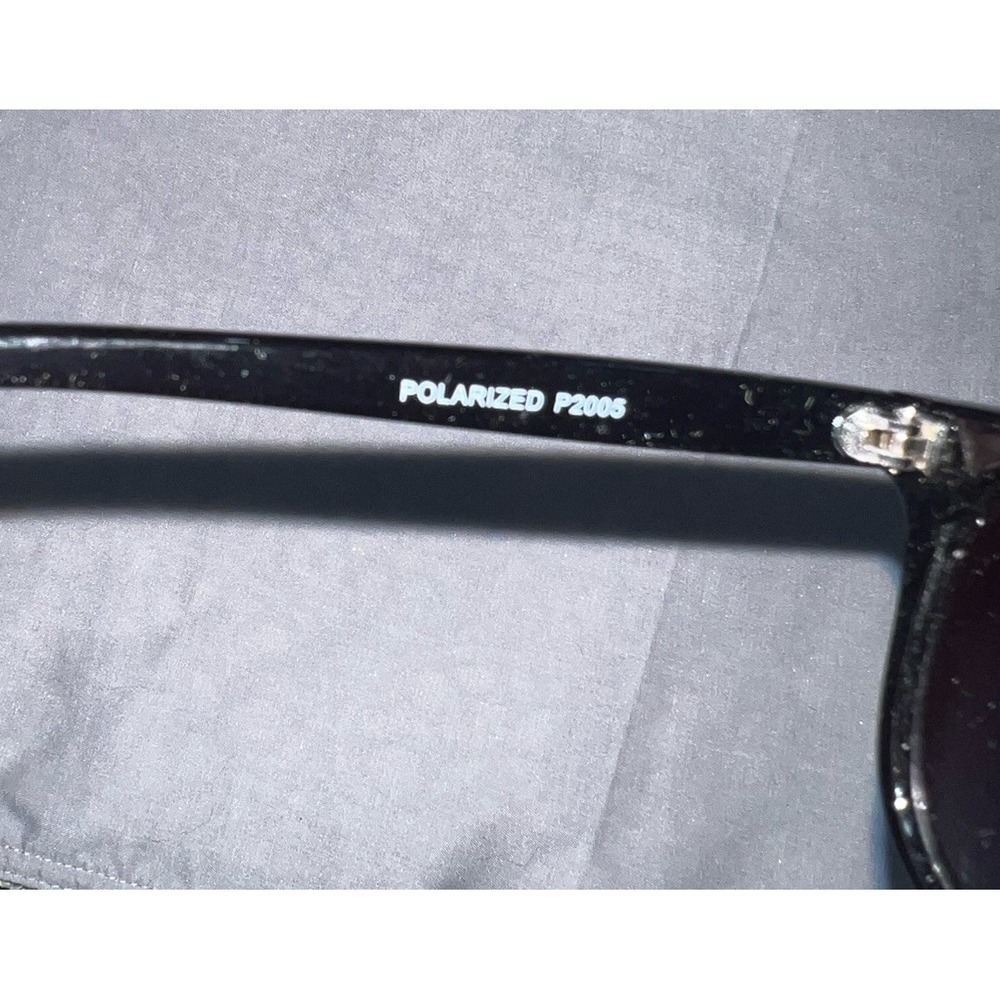 Italian Designed Polarized P 2005 Sunglasses Black Unisex - Picture 4 of 5